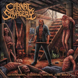 CARNAL SAVAGERY - GRAVEWORMS, CADAVERS, COFFINS AND BONES - CD