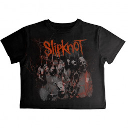 SLIPKNOT - OUIJA BELT (CROP TOP) (BACK PRINT) (GIRLIE) - TRIKO