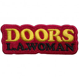 THE DOORS - LA WOMAN LOGO (RED) - NÁŠIVKA