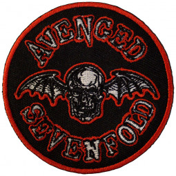 AVENGED SEVENFOLD - DEATHBAT ORANGE BORDER - NÁŠIVKA