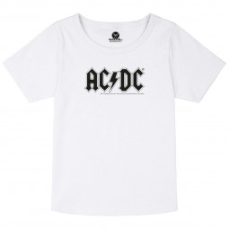 AC/DC - LOGO (WHITE) - TRIKO HOLČIČÍ