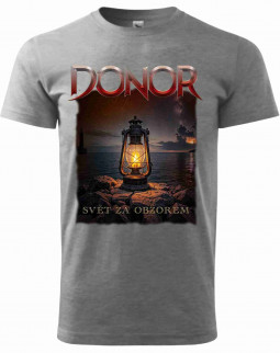 DONOR - SVĚT ZA OBZOREM (GREY) - TRIKO