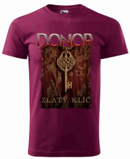 DONOR - ZLATÝ KLÍČ (FUCHSIA) - TRIKO