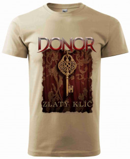 DONOR - ZLATÝ KLÍČ (SAND) - TRIKO