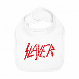 SLAYER - LOGO RED (WHITE) - BRYNDÁK