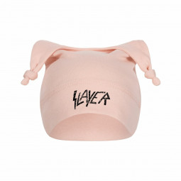 SLAYER - LOGO BLACK (PINK) - ČEPICE