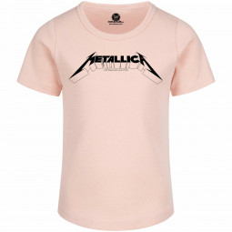 METALLICA - LOGO BLACK (PINK) - TRIKO HOLČIČÍ