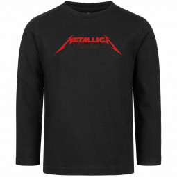 METALLICA - LOGO RED (LS) - TRIKO DĚTSKÉ