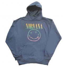 NIRVANA - SORBET RAY HAPPY FACE (TURQUOISE BLUE) - MIKINA