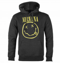 NIRVANA - XEROX HAPPY FACE (BLACK) - MIKINA