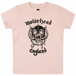 MOTÖRHEAD - ENGLAND (STENCIL) (PINK) - TRIKO MIMINKO