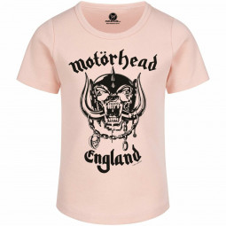 MOTÖRHEAD - ENGLAND (STENCIL) (PINK) - TRIKO HOLČIČÍ