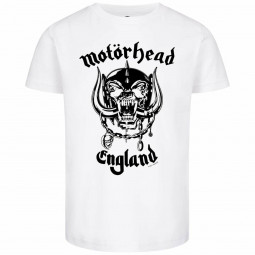 MOTÖRHEAD - ENGLAND (STENCIL) (WHITE) - TRIKO DĚTSKÉ