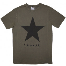 DAVID BOWIE - BLACKSTAR (GREEN) (STONE WASH) - TRIKO