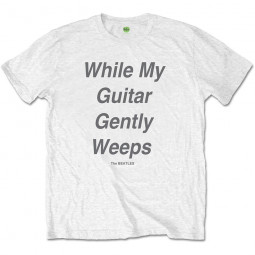 BEATLES - MY GUITAR GENTLY WEEPS (WHITE) (BACK PRINT) - TRIKO